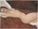 Podkładka na stół Leżący akt Amedeo Modigliani