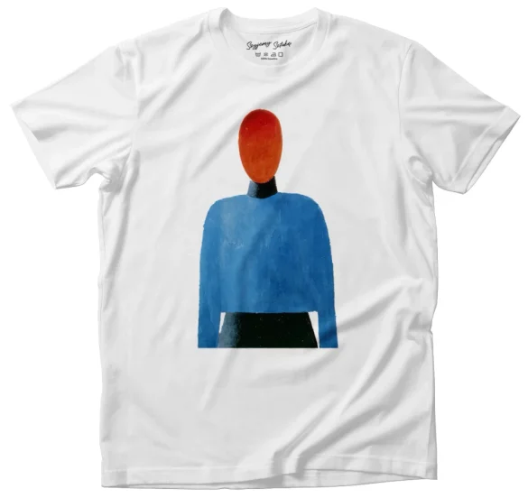 Koszulka Popiersie kobiety Kazimir Severinovich Malevich