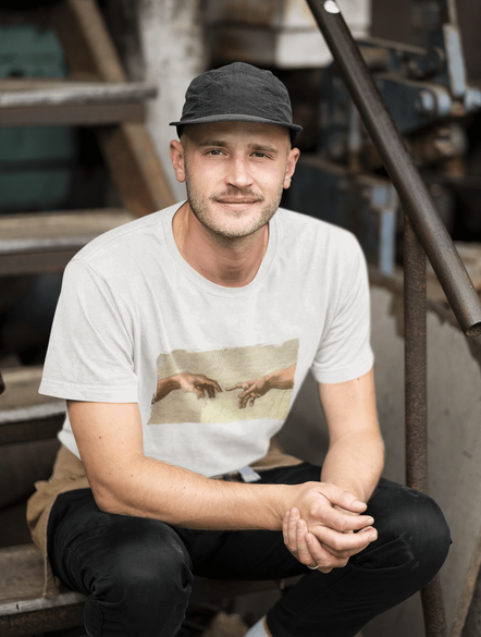 Koszulka Stworzenie Adama Michał Anioł