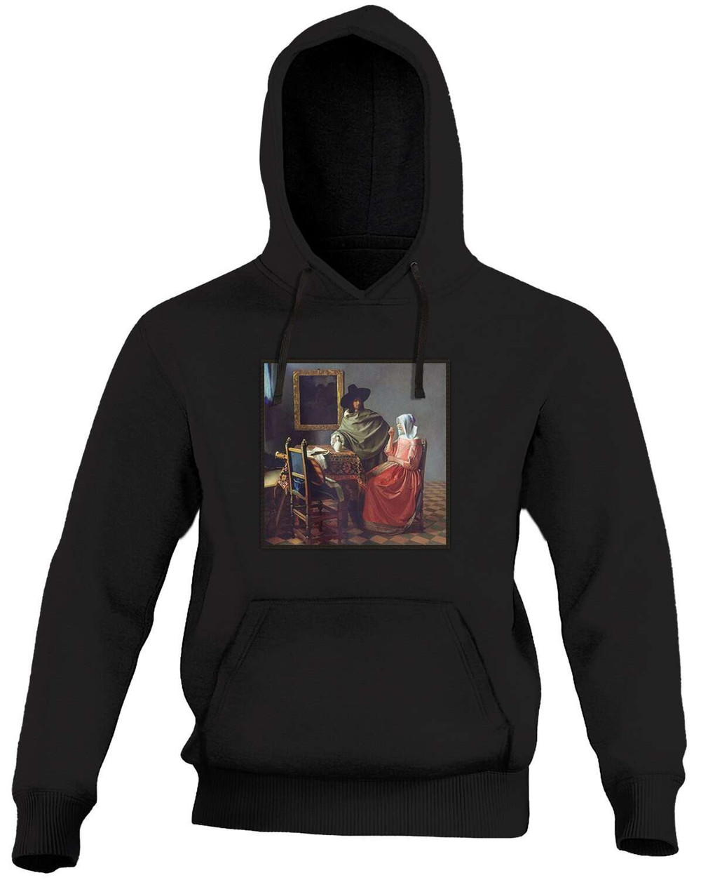 Bluza z naszywką Kieliszek Wina Jan Vermeer