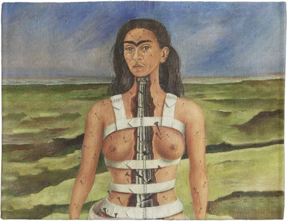 Podkładka na stół Strzaskana kolumna Frida Kahlo