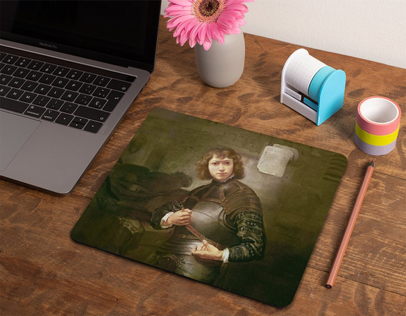 Podkładka Młody mężczyzna w złotej zbroi Rembrandt 36x29cm