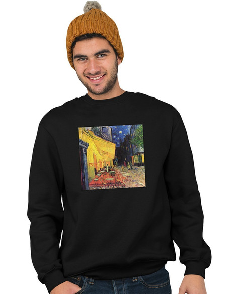 Bluza M z naszywką Taras kawiarni w nocy Vincent Van Gogh