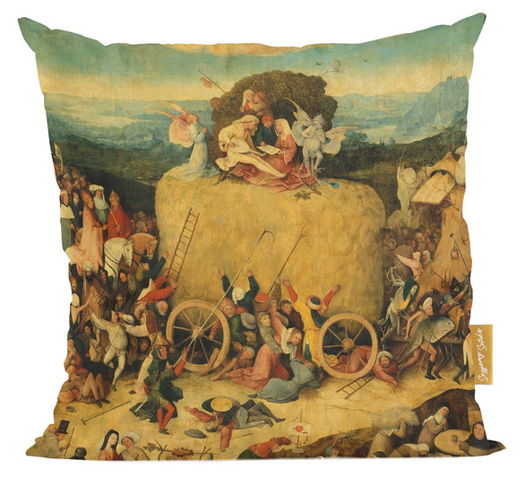 Poduszka Tryptyk woźnicy Hieronim Bosch