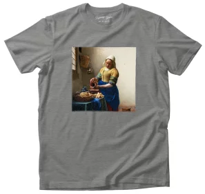 Koszulka z naszywką Mleczarka Jan Vermeer