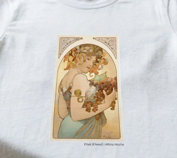 Bluzka damska Fruit (Owoc) Alfons Mucha