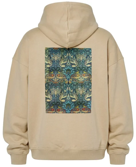 Bluza oversize Paw i smok William Morris