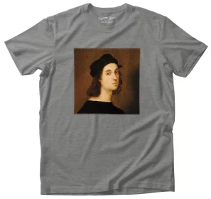 Koszulka z naszywką Autoportret Rafael Santi