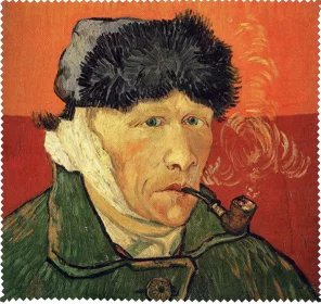 Ściereczka do okularów Autoportret z zabandażowanym uchem Vincent Van Gogh