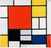 Ściereczka do okularów Kompozycja w czerwieni, żółci, błękicie i czerni Piet Mondrian