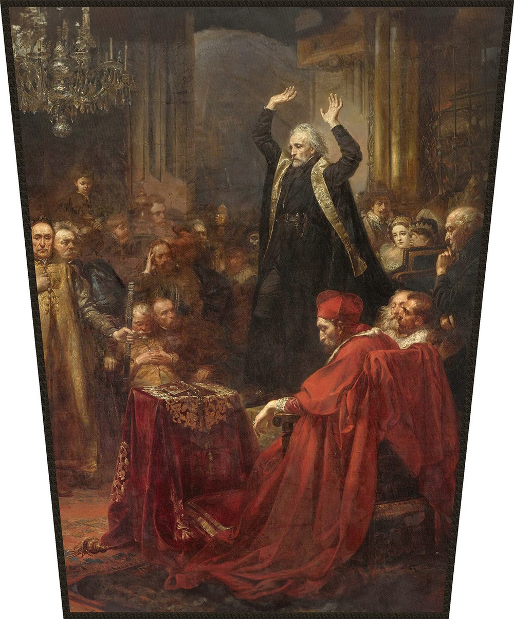 Ekran Kazanie Skargi Jan Matejko