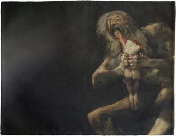 Podkładka na stół Saturn pożerający własne dzieci Francisco Goya