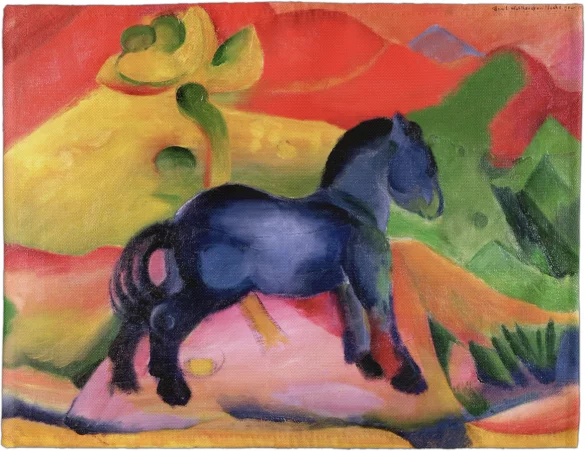 Podkładka na stół Mały niebieski koń Franz Marc