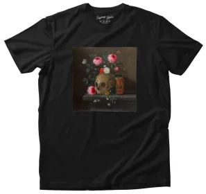 Koszulka z naszywką Vanitas martwa natura Jan van Kessel (starszy)