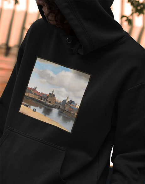 Bluza z naszywką Widok Delft Jan Vermeer