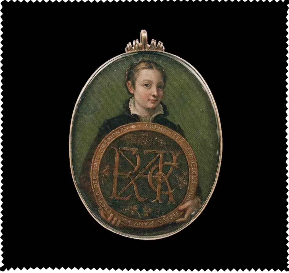Ściereczka do okularów Autoportret, 1556 Sofonisba Anguissola