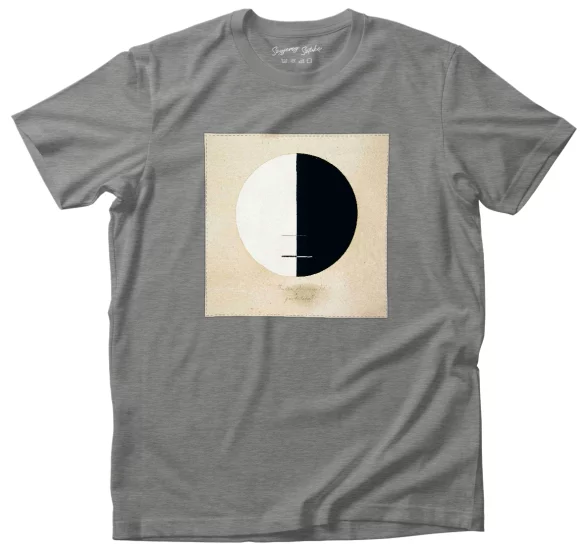 Koszulka z naszywką Stanowisko Buddy w ziemskim życiu Hilma af Klint