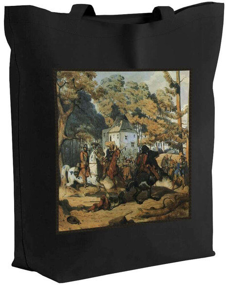 Torba z naszywką Utarczka ze Szwedami Artur Grottger