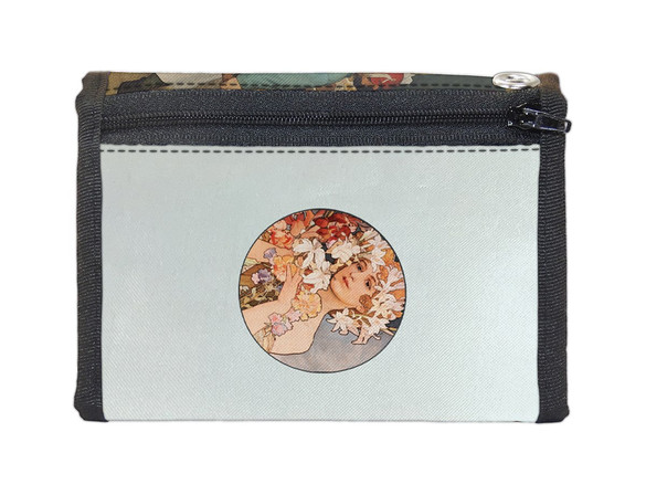 Portfel Kwiat Alfons Mucha