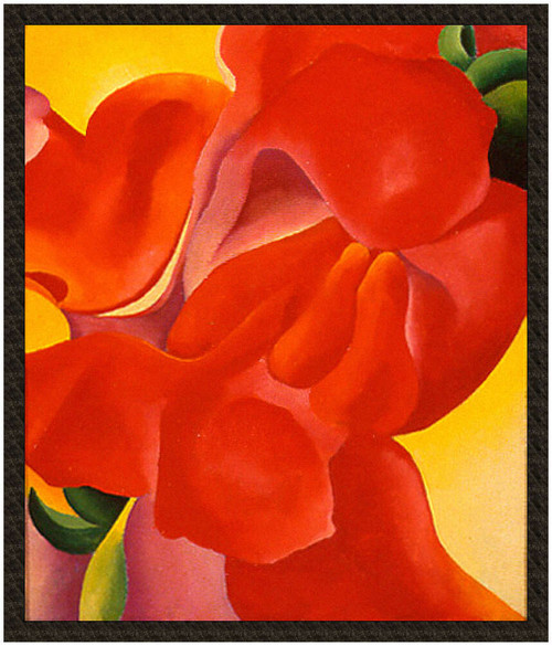 Naszywka czerwona kanna Georgia O’Keeffe