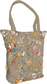 Torba na ramię shopper Projekt tkaniny z kwiatami William Kilburn