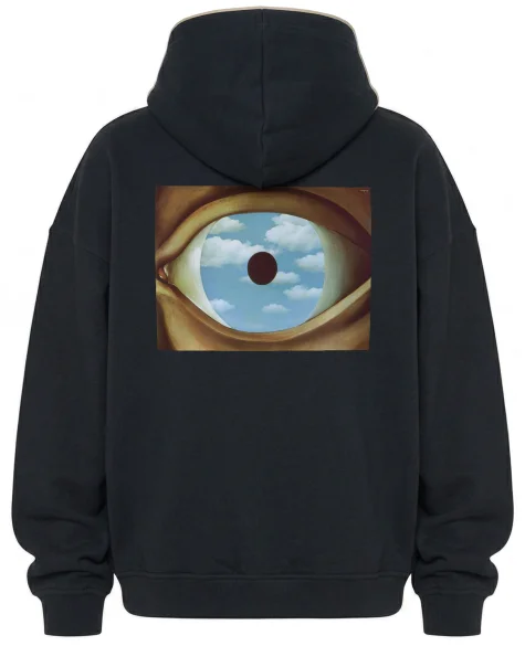 Bluza oversize Fałszywe lustro René Magritte