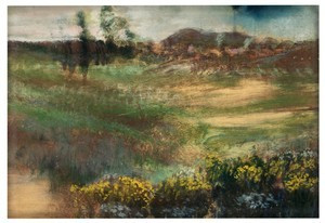 Magnes Krajobraz z kominami Edgar Degas