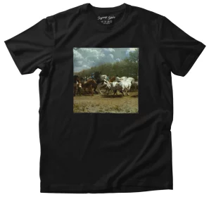 Koszulka z naszywką Targ koni Rosa Bonheur