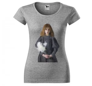 Bluzka damska Dziewczyna z chryzantemami Olga Boznańska