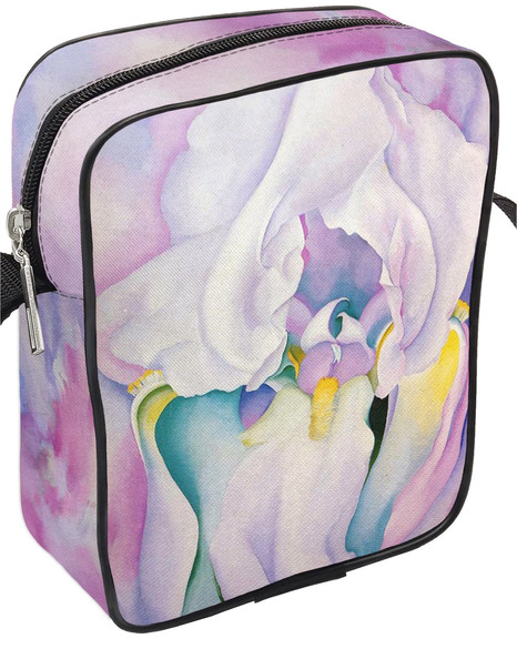 Torba listonoszka Biały irys Georgia O’Keeffe