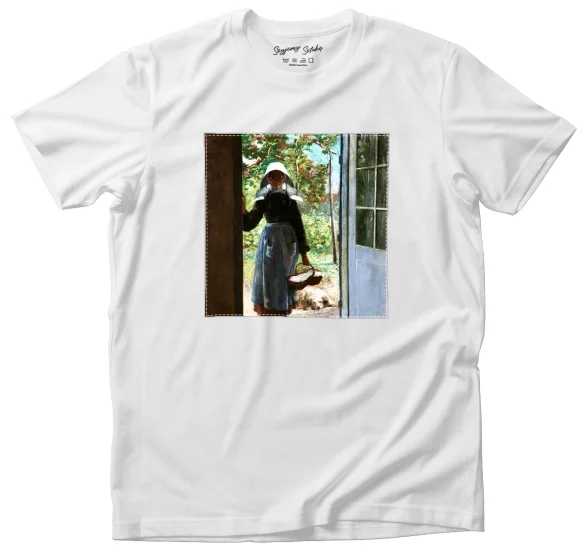 Koszulka z naszywką Bretońska dziewczyna Anna Bilińska-Bohdanowiczowa