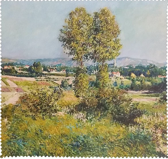 Ściereczka do okularów Krajobraz w Argenteuil Gustave Caillebotte