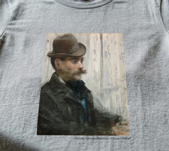 Koszulka z nadrukiem Portret Alfonsa Maureau Édouard Manet