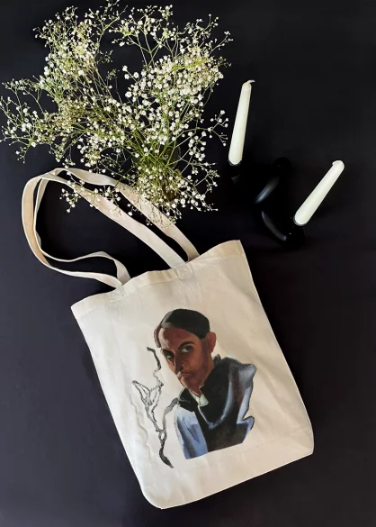 Torba bawełniana Autoportret - ostatni papieros skazańca Witkacy