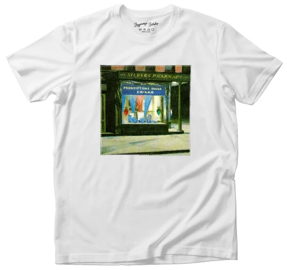 Koszulka z naszywką Apteka Edward Hopper