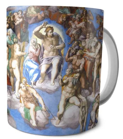 Kubek Sąd Ostateczny  Michał Anioł