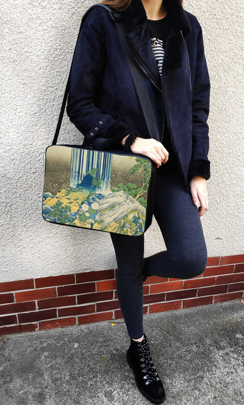 Torba na ramię Wodospady Yoro w prowincji Mino Katsushika Hokusai