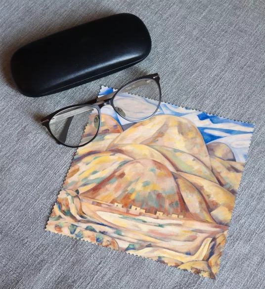 Ściereczka do okularów Krajobraz nr 3, Kopalnie gotówki, Nowy Meksyk Marsden Hartley