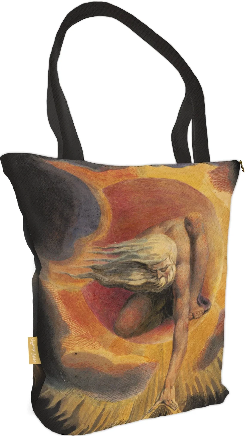 Torba na ramię shopper Urizen stwarzający świat William Blake