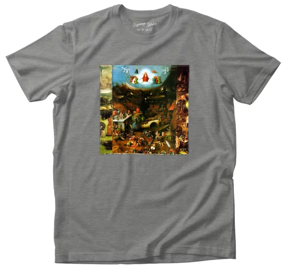 Koszulka z naszywką Sąd Ostateczny Hieronim Bosch