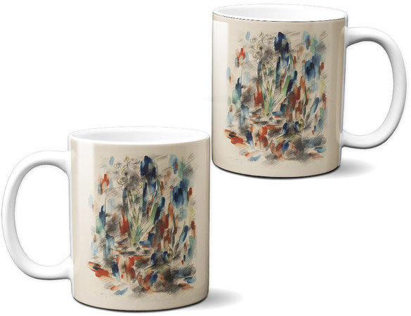 Kubek Martwa natura z hiacyntem Władysław Strzemiński