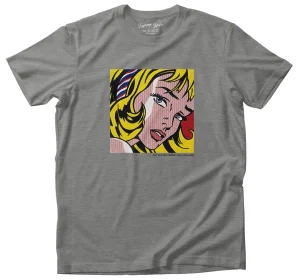 Koszulka z nadrukiem Girl with Hair Ribbon Roy Lichtenstein
