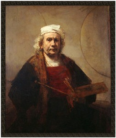 Naszywka Autoportret z dwoma kołami Rembrandt