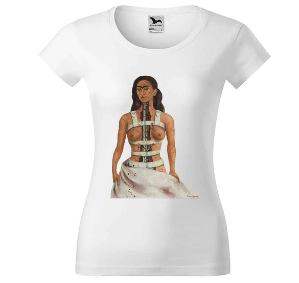 Bluzka damska Strzaskana kolumna Frida Kahlo