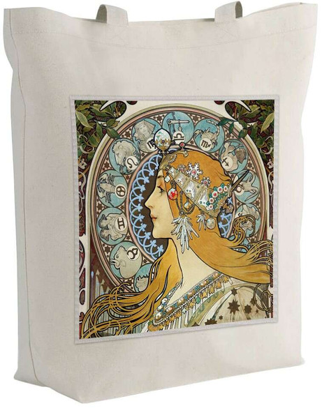 Torba z naszywką Zodiak Alfons Mucha