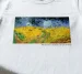 Koszulka z nadrukiem Pole pszenicy z krukami Vincent Van Gogh