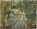 Podkładka na stół Wiklinowy fotel Berthe Morisot