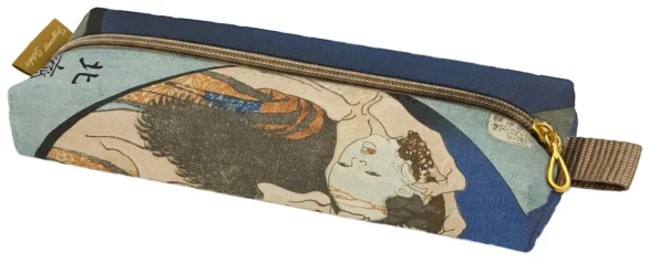 Piórnik szkolny prostokątny Śmiejący się Demon Katsushika Hokusai