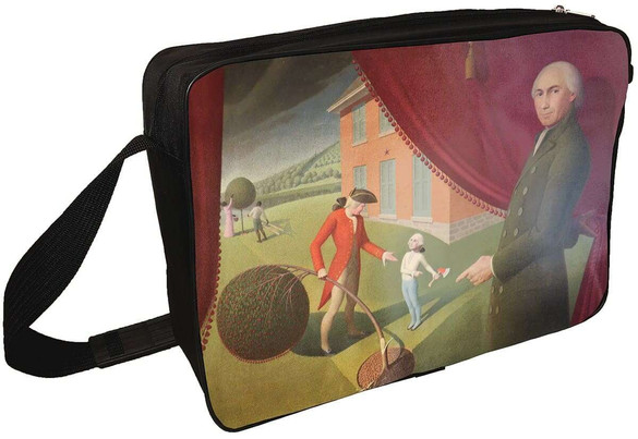 Torba na ramię Parson Weems' Fable Grant Wood