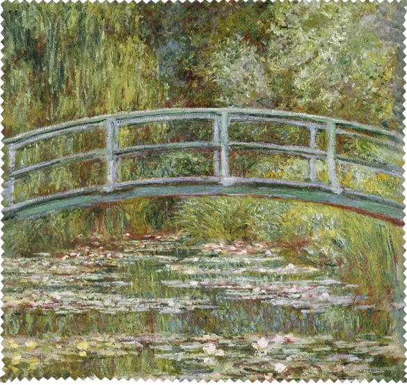 Ściereczka do okularów Most nad stawem z liliami wodnymi Claude Monet